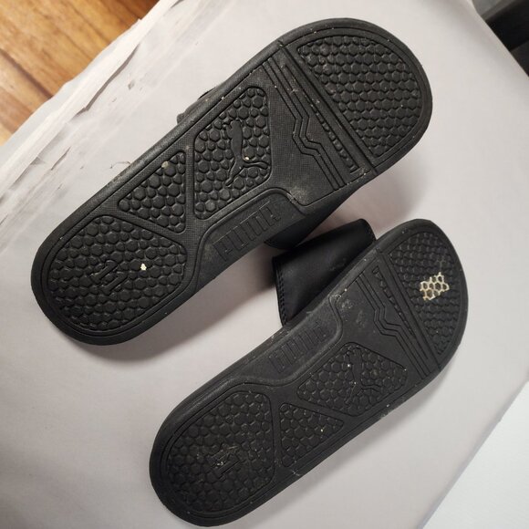 Puma Mens Cool Cat 2.0 black slip on sandals 11 - Picture 4 of 7